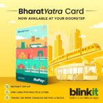 Blinkit ncmc card delivery