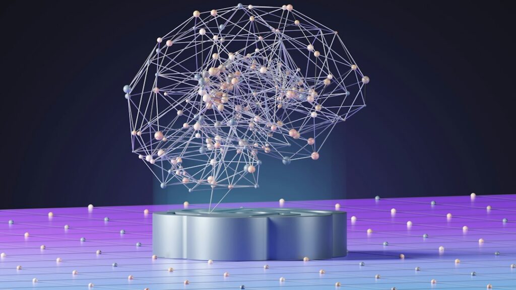 Abstract artificial intelligence network visual used as a representative image for Gemini 4 Argon