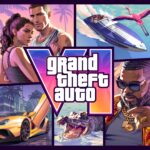 Official Grand Theft Auto VI cover art featuring Jason, Lucia and other characters