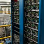 Server infrastructure illustrating industrial edge computing and distributed IoT systems
