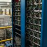 Server infrastructure illustrating industrial edge computing and distributed IoT systems