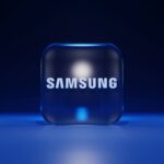 Semiconductor hardware illustrating Samsung's AI memory chip business and rising demand