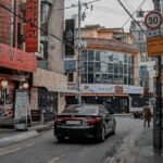 Bank and ATM area in Seoul, South Korea